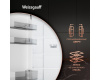 Отдельностоящий холодильник с инвертором Weissgauff WRK 185 Total NoFrost Inverter Black Inox