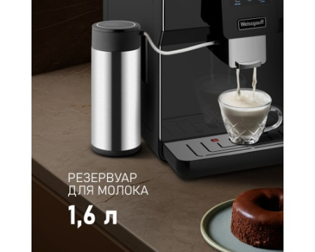 Кофемашина Weissgauff WCM-330 TFT Touch Cappuccino Nero