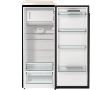 Отдельностоящий двухкамерный холодильник Gorenje OBRB615DBK