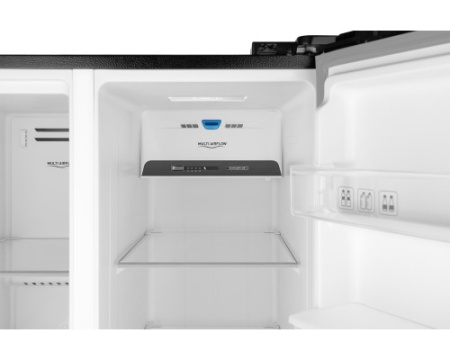 Отдельностоящий холодильник с инвертором и подачей воды Weissgauff WSBS 600 B NoFrost Inverter Water Dispenser