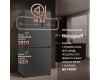 Отдельностоящий холодильник с инвертором Weissgauff WCD 450 Dark Grey NoFrost Inverter