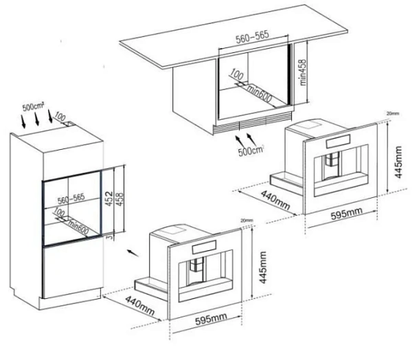 Кофемашина WEISSGAUFF WCMI-572 Touch Cappuccino
