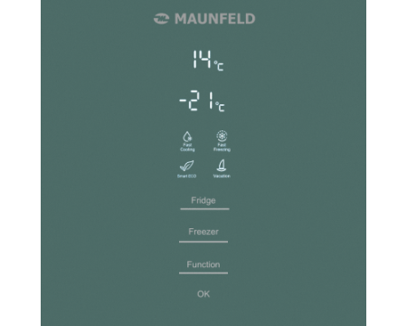 Холодильник Maunfeld MFF185NFGN Matt Inverter
