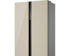 Отдельностоящий холодильник с инвертором Weissgauff WSBS 500 Inverter NoFrost Beige Glass