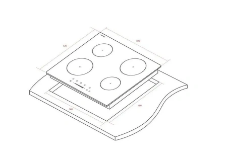 Варочная поверхность THOMSON HI20-4N06