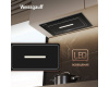Кухонная встраиваемая вытяжка Weissgauff Aura 456 Touch Black Glass