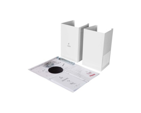 Наклонная кухонная вытяжка LEX Mira 500 White
