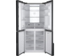 Отдельностоящий холодильник с инвертором Weissgauff WCD 450 Inox Glass NoFrost Inverter