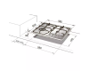 Газовая варочная панель DeLonghi IF 46.1 ASV GUD