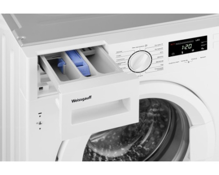 Встраиваемая стиральная машина с инвертором и паром Weissgauff WMI 6147 Inverter Steam