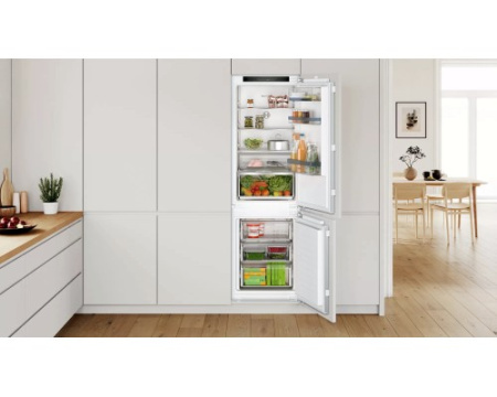 Встраиваемый двухкамерный холодильник Bosch KIN86VFE0