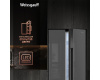 Отдельностоящий холодильник с инвертором Weissgauff WSBS 500 Inverter NoFrost Bru Steel Glass