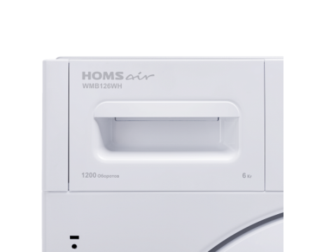Встраиваемая стиральная машина HOMSair WMB126WH