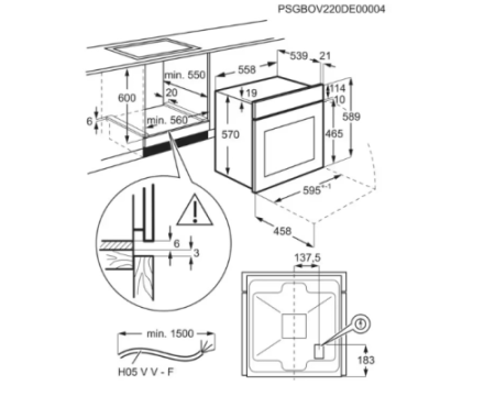 Духовой шкаф Electrolux EOD5H70BX