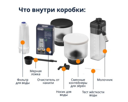 Кофемашина DeLonghi Rivelia Perfetto EXAM440.55.G