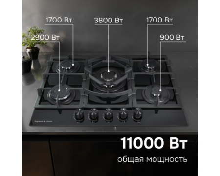 Газовая варочная панель Zigmund & Shtain M 26.7 B