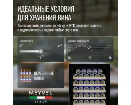 Винный шкаф Meyvel MV163-KBT2