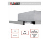 Вытяжка кухонная встраиваемая EXITEQ EX-1076